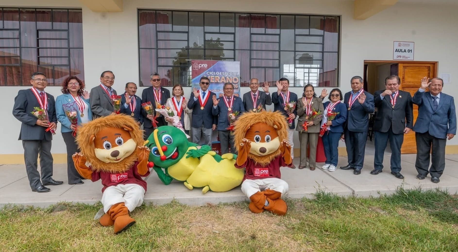 Estudiantes de Chilca se integran a la tradicional confraternidad de San Marcos