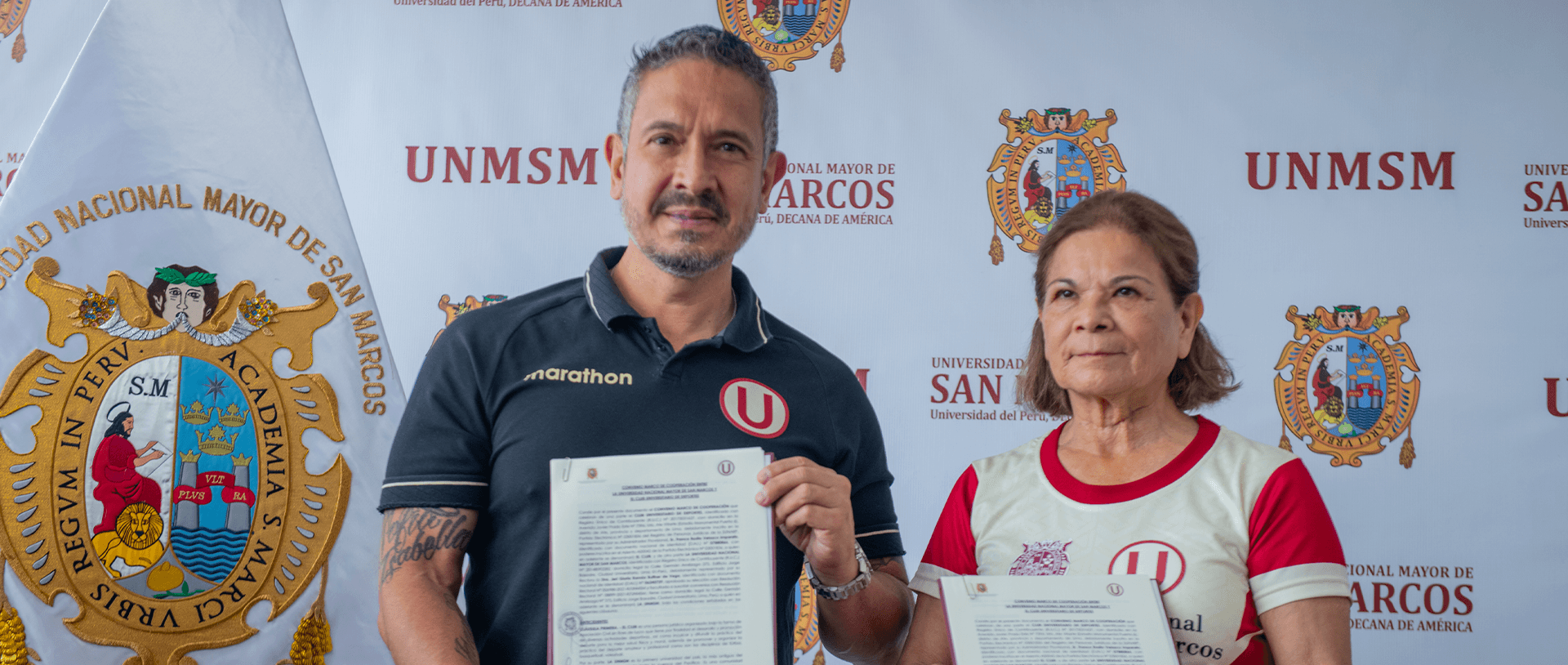 San Marcos y Universitario firman convenio histórico y reafirman vínculo con el origen del fútbol peruano