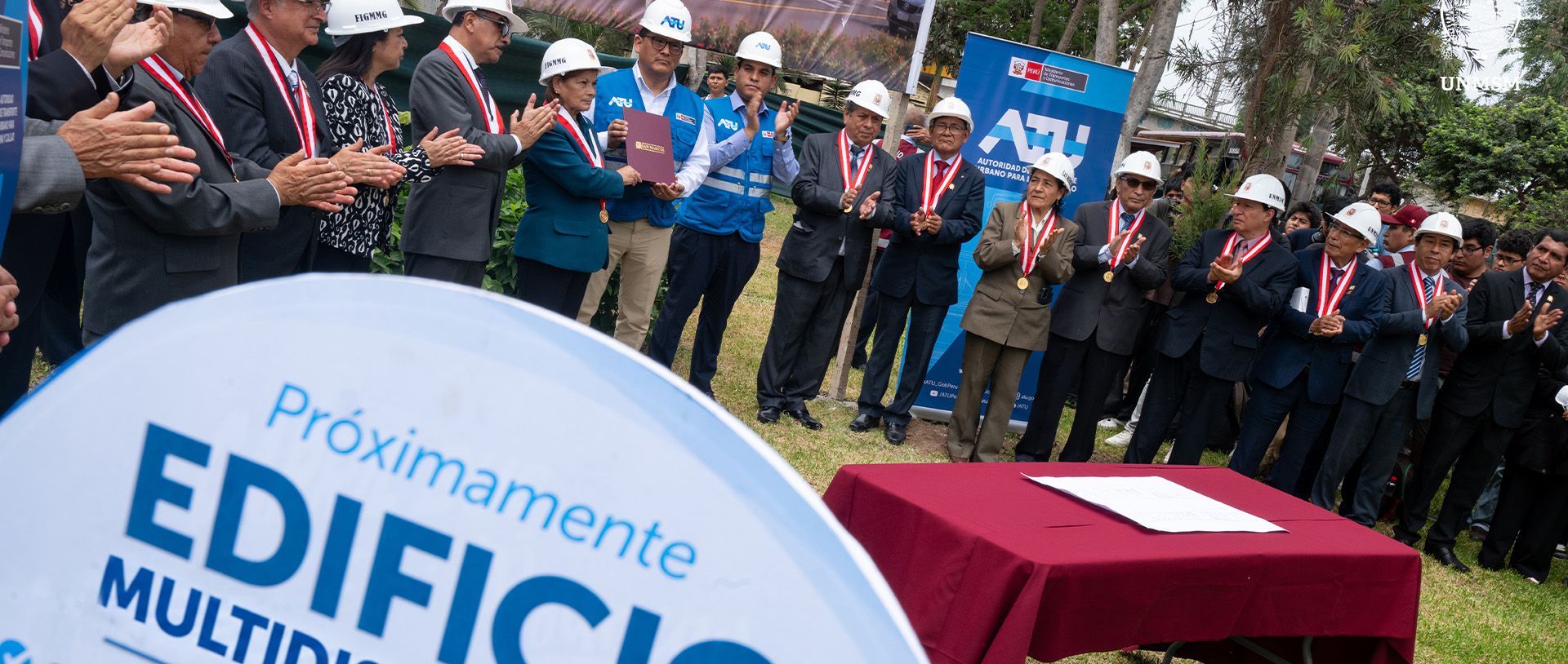 UNMSM y ATU dieron inicio a proyectos de nueva Residencia Universitaria y Edificio Multidisciplinario